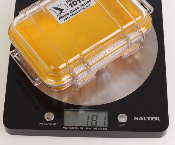 Peli™ Case 1010 MicroCase with Transparent Lid (Yellow)