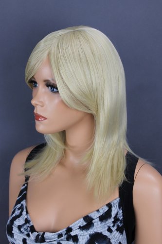 Dámská paruka středně dlouhá, blond 201 (PAR-201)