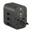Adaptér Jupio Travel Adapter 2x USB-A 1x USB-C 15.5W univerzálny cestovný
