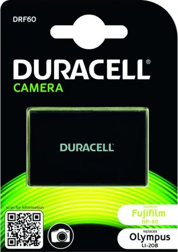 Duracell DRF60, Fujifilm NP-60, Olympus Li-20B, 3.7 V, 1150 mAh