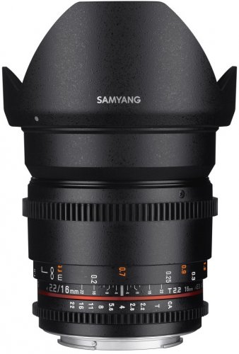 Samyang 16mm T2,2 VDSLR ED AS UMC CS II Canon EF-M