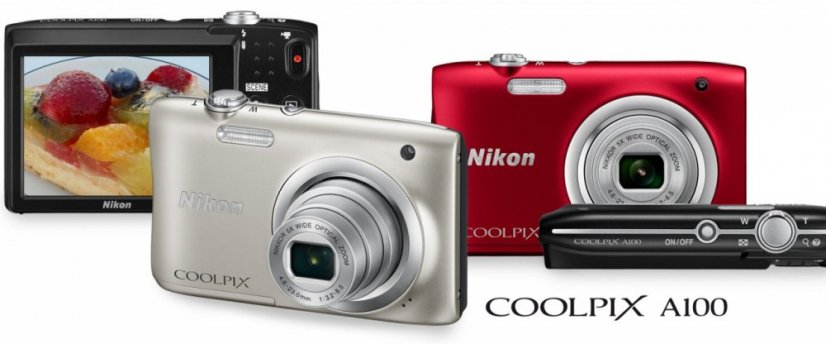 Nikon Coolpix A100 fialový Lineart