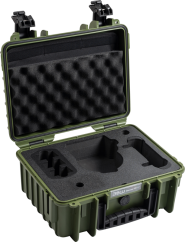 BW Outdoor Cases Type 3000/PP.117 for DJI Flip, Bronze Green