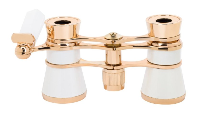 Divadelní kukátko Levenhuk Broadway 325E s lornionem, bílé