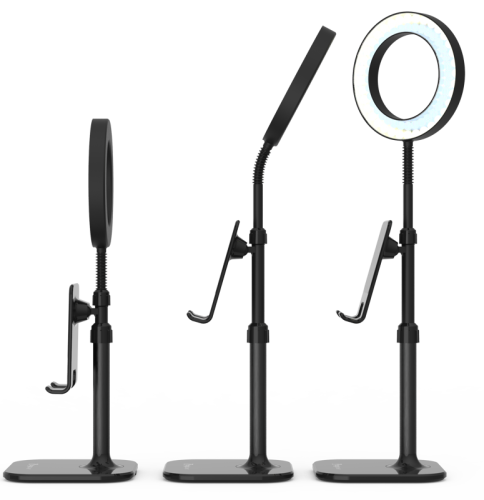 Digipower Success Phone Holder with 6" ring light