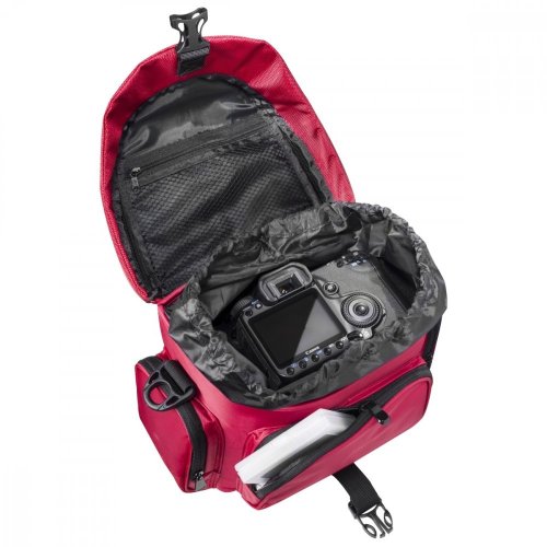 Mantona Premium Kameratasche (Rot/Schwarz)