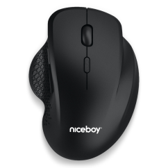 Myš Niceboy Office M20 Silent+ bezdrôtová, čierna
