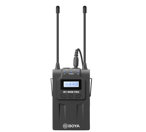 BOYA BY-WM8 PRO-K1 UHF bezdrátový mikrofonní systém (1x vysílač + 1x přijímač) BOYA BY-WM8 PRO-K1 UHF bezdrátový mikrofonní systém (1x vysílač + 1x přijímač)