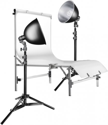 Walimex Daylight Basic 150/150 Studio Set + Shooting Table