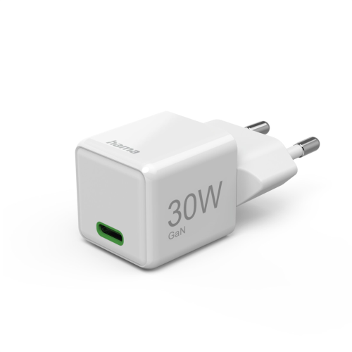 Hama rýchla USB nabíjačka, USB-C PD/QC 30 W, super-mini