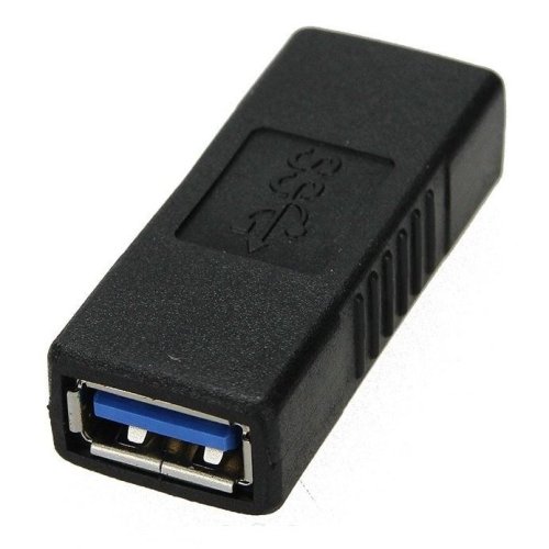 Konektor USB 3.0 A samice - A samice černý