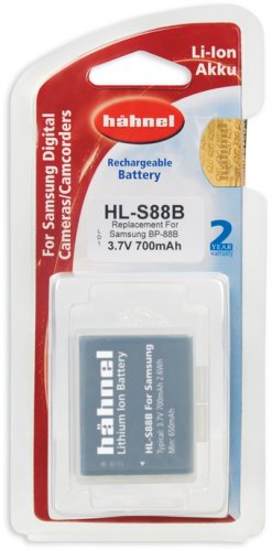 Hähnel HL-S88B, Samsung BP-88B  700mAh, 3.7V, 2.6Wh