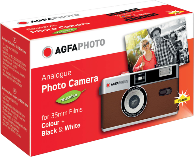AgfaPhoto Reusable Camera 35mm Brown