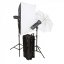 Helios LED-200s Performance Studio Light set of 2 Lights and Accessories