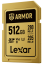 Lexar SDXC ARMOR Gold UHS-II U3, Stainless Steel, IP68 R280/W210 (V60) 512GB