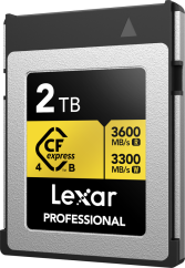 Lexar CFexpress 4.0 Pro Gold R3600/W3300 2TB