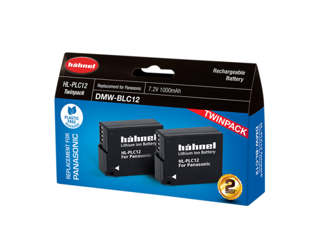 Hähnel Battery Panasonic HL-PLC12 / DMW-BLC12 Twin Pack
