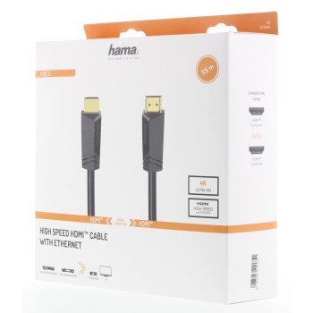 Kabel Hama HDMI High Speed 4K 7,5 m