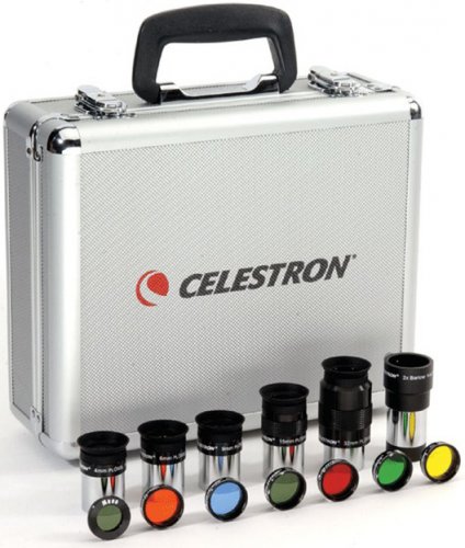 Celestron Eyepiece-výměné okuláry ke hvězdářským dalekohledům SET 1,25″ (1 1/4″)