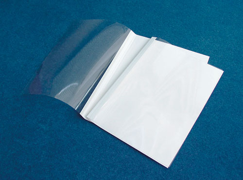 Eurosupplies Stojanové termální vázací kazety 4 mm, A4, 100 ks, bílé