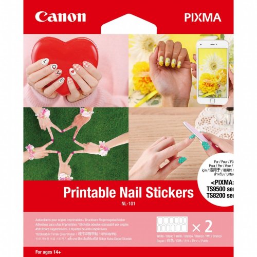Canon NL-101 Printable Nail Stickers, 24 Sticker