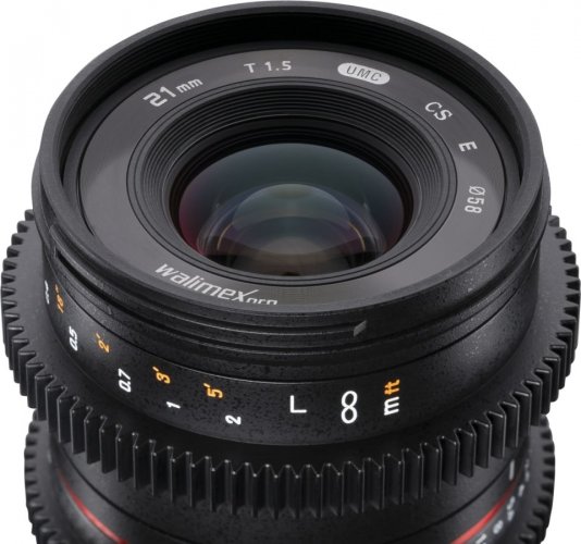 Walimex pro 21mm T1,5 Video APS-C Objektiv für Canon M