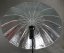 Reflective Studio Umbrella 180 cm silver