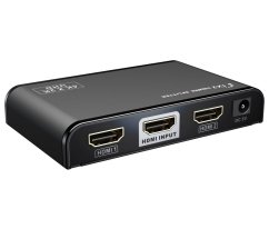 Adaptér (Splitter) HDMI 2.0 1-2 port , 4K x 2K/60Hz, FULL HD, 3D, černý