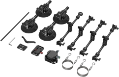 SmallRig 3565 All-in-One 4-Arm Saugnapf Kamera-Halterung Kit für Fahrzeugaufnahmen SC-15K