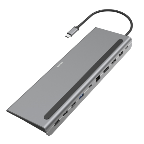 Dokovací stanice Hama USB-C Connect2Office Pro, 10 připojení