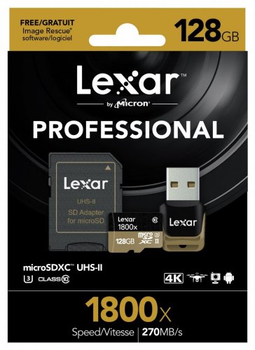 Lexar Professional 1800x microSDXC UHS-II 128GB
