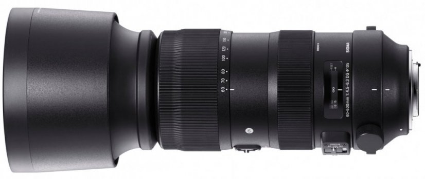 Sigma 60-600mm f/4.5-6.3 DG OS HSM Sport Objektiv für Nikon F