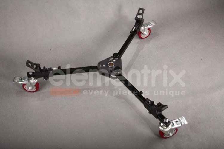 forDSLR Dolly celokovový skládací pojezd pro stativy, nosnost 60 kg