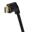 Hama HDMI kabel s vidlicemi, kolmé konektory, pozlacený, 3*, 1,5 m