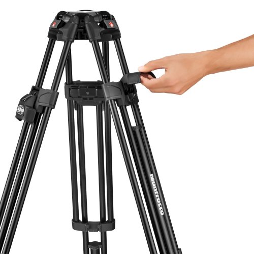 Manfrotto 504X & Alu Fast Twin Tripod