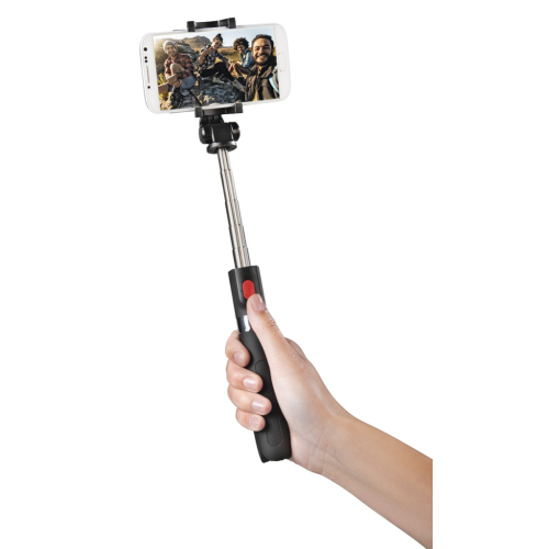 Hama Funstand 57, Bluetooth selfie tyč, čierna