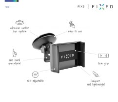 Držiak FIXED FIX3 s adhezívnou prísavkou