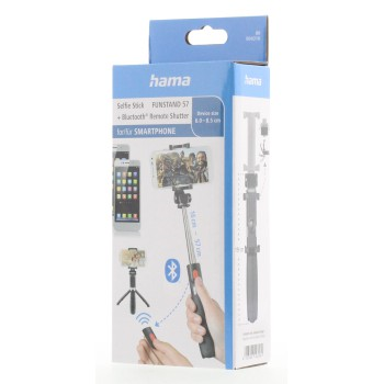 Hama Funstand 57, Bluetooth selfie tyč, čierna