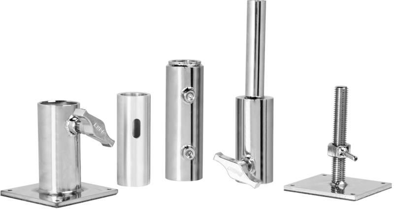 Kupo KCP-714TSK teleskopická stěnová rozpěrka pro trubku 1-1/4" Schedule 40