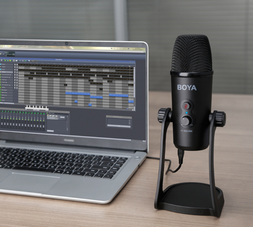 BOYA BY-PM700 USB-Kondensatormikrofon für Windows und Mac