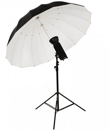 Helios Umbrella MAXI white/black 180 cm