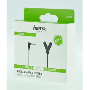 Redukce jack 3,5 mm Hama, 20 cm