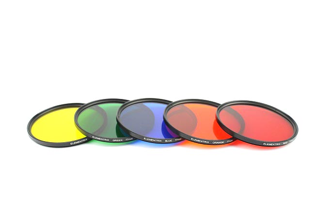 Elementrix plný filtr žlutý 77mm (77zl)