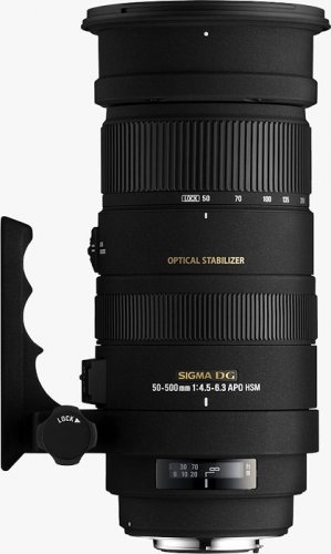 Sigma 50-500mm f/4.5-6.3 APO DG OS HSM Objektiv für Sony A