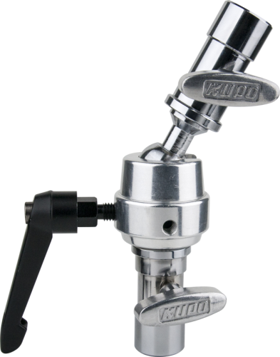 Kupo KCP-412 5/8" Swivel Super Grip Double Baby Receiver