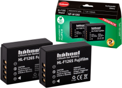 Hähnel Battery Fujifilm HL-F126s / NP-W126S Twin Pack