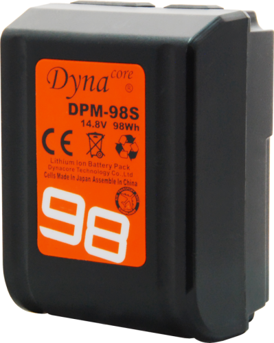 Dynacore V-Mount Battery Tiny series DPM-98S(R) 98Wh 14,8V for Red Cameras