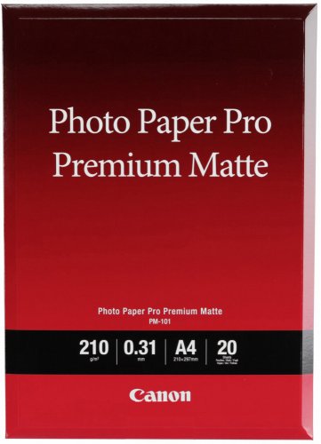 Canon PM-101 Premium Matte, A4, 210 g/m2, 20 listů