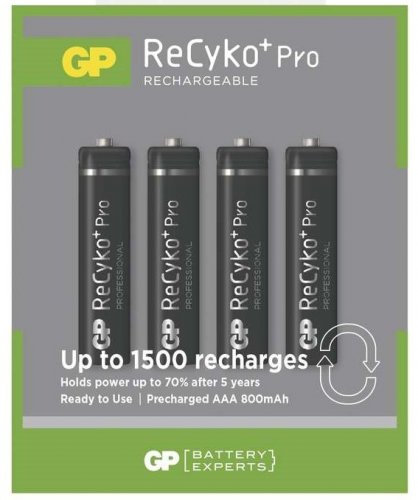 GP ReCyko+Pro, PROFESIONAL series 4xAAA