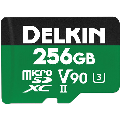 Delkin microSD Power 2000x UHS-II (V90) R300/W250 256GB